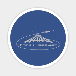 Space Mountain - Thrill Seeker shirt design By Kelly Design Company Magnet